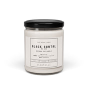 Black Santal Sea Salt Soy Candle | Home Decor |