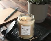 Black Santal Sea Salt Soy Candle | Home Decor |