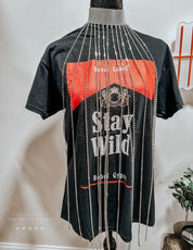 Black Stay Wild T-Shirt Tee Dress | Shirts & Tops |