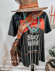 Black Stay Wild T-Shirt Tee Dress | Shirts & Tops |