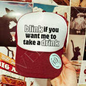 Blink If You Want Me Trucker Hat | trucker hat | Blink If You Want Me Trucker Hat