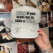 Blink If You Want Me Trucker Hat | trucker hat | Blink If You Want Me Trucker Hat