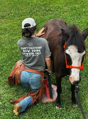 Can’t Talk Cowgirl Tee - Shirts & Tops