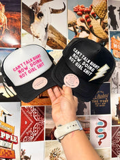 Can't Talk Hot Girl Bolt Hat | trucker hat | Can't Talk Hot Girl Bolt Hat | trucker hat | Can't Talk Hot Girl Bolt Hat - trucker hat