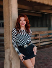 Checkmate Sheer Top | Shirts & Tops |