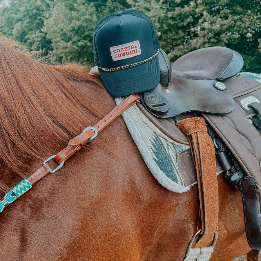 "Coastal Cowgirl" Western Trucker Hat — Bachelorette & Beach Girls Weekend | trucker hat | "Coastal Cowgirl" Western Trucker Hat — Bachelorette & Beach Girls Weekend