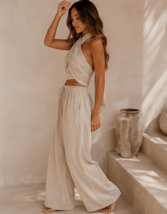 Coastal Crush Set | Cream Vacation Outfit | Coastal Cowgirl Two Piece Set | two piece set | Coastal Crush Set | Cream Vacation Outfit | Coastal Cowgirl Two Piece Set