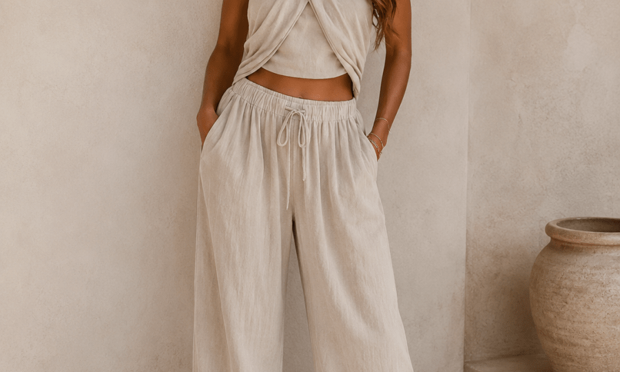 Coastal Crush Set | Cream Vacation Outfit | Coastal Cowgirl Two Piece Set | two piece set | Coastal Crush Set | Cream Vacation Outfit | Coastal Cowgirl Two Piece Set