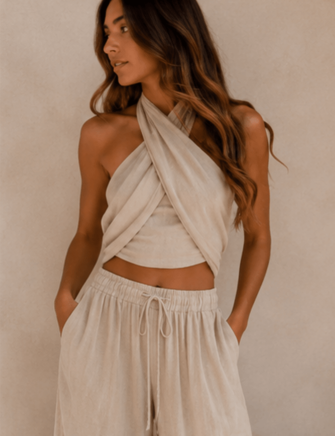 Coastal Crush Set | Cream Vacation Outfit | Coastal Cowgirl Two Piece Set | two piece set | Coastal Crush Set | Cream Vacation Outfit | Coastal Cowgirl Two Piece Set
