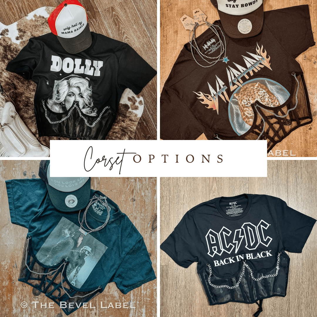 Cori Corset T-Shirt Corset Concert Top | Shirts & Tops | Cori Corset T-Shirt Corset Concert Top