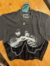 Cori Corset T-Shirt Corset Concert Top | Shirts & Tops |