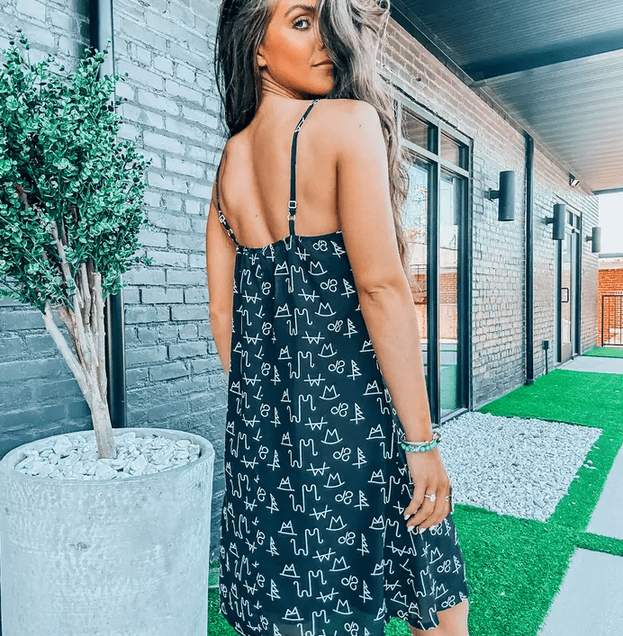 dress cowgirl Cowgirl Black Branded Tank Dress | The Bevel Label