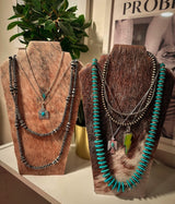 Cowhide Necklace Jewelry Stand