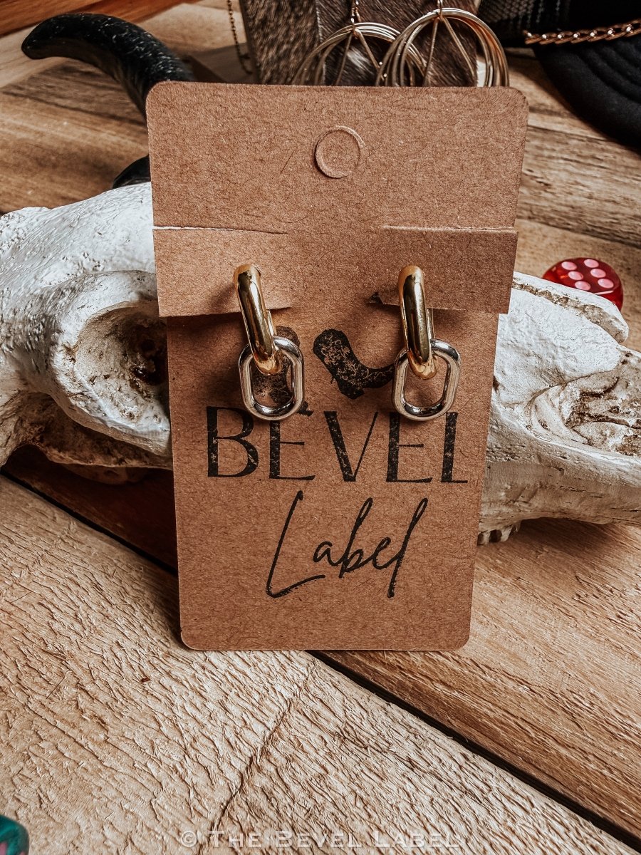 Double Take Link Earrings – Mixed Metal | jewerly | Double Take Link Earrings – Mixed Metal
