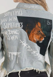 Fearlessly Impossible Faded Denim Jacket | jacket |
