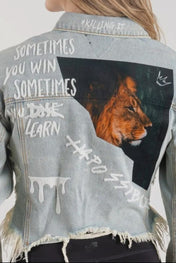 Fearlessly Impossible Faded Denim Jacket | jacket |
