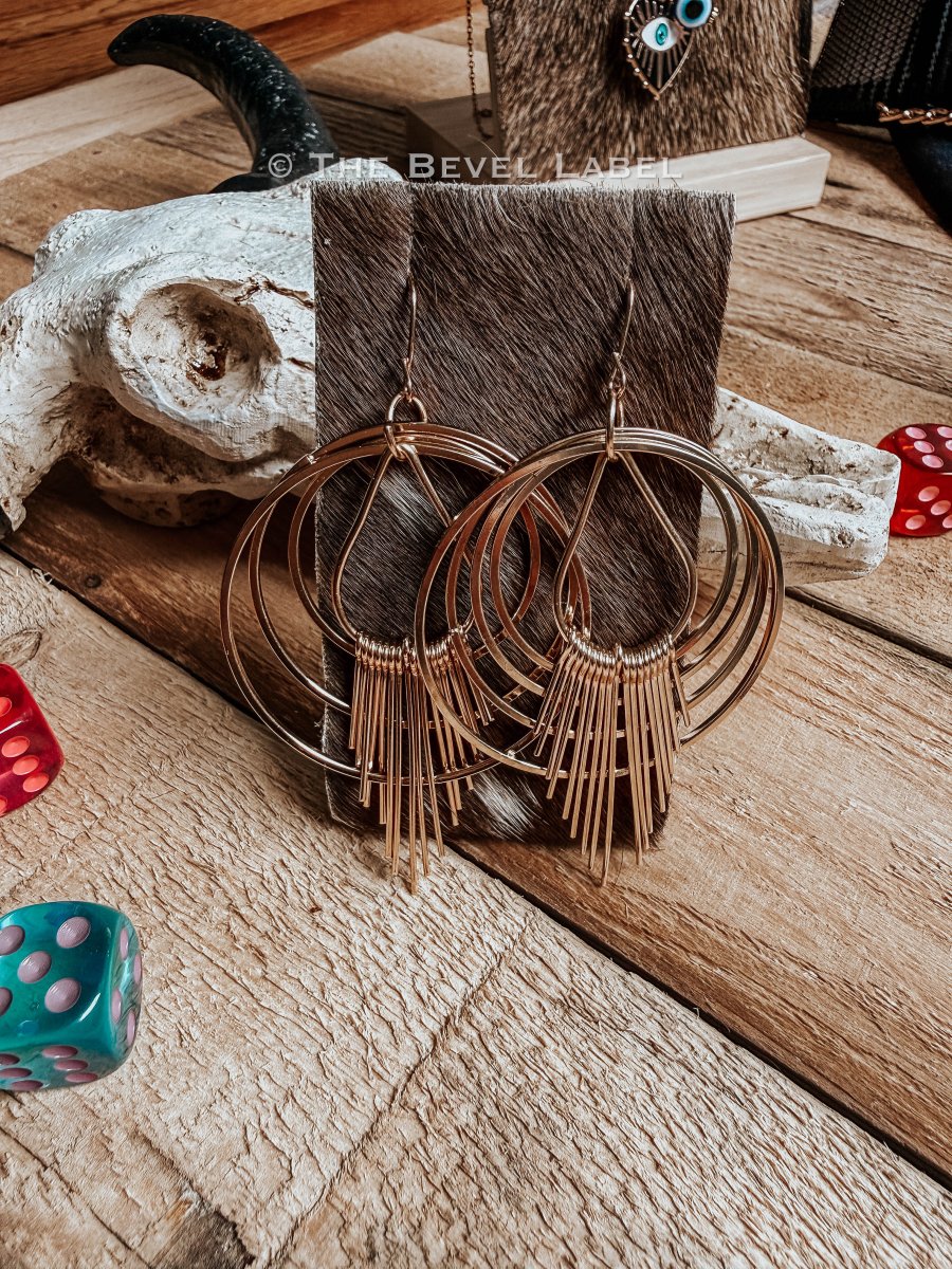 Fleetwood Earrings – Gold Tassel Fringe Western Dangle Earrings | Boho Statement Cowgirl Jewelry | jewerly | Fleetwood Earrings – Gold Tassel Fringe Western Dangle Earrings | Boho Statement Cowgirl Jewelry