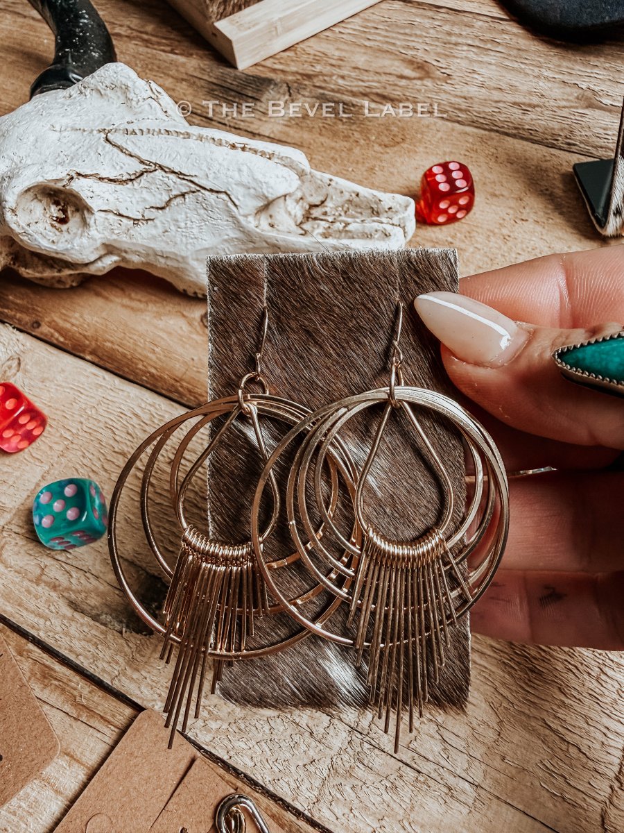 Fleetwood Earrings – Gold Tassel Fringe Western Dangle Earrings | Boho Statement Cowgirl Jewelry | jewerly | Fleetwood Earrings – Gold Tassel Fringe Western Dangle Earrings | Boho Statement Cowgirl Jewelry