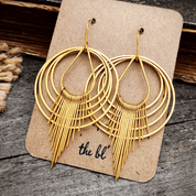 Fleetwood Earrings – Gold Tassel Fringe Western Dangle Earrings | Boho Statement Cowgirl Jewelry | jewerly | Fleetwood Earrings – Gold Tassel Fringe Western Dangle Earrings | Boho Statement Cowgirl Jewelry