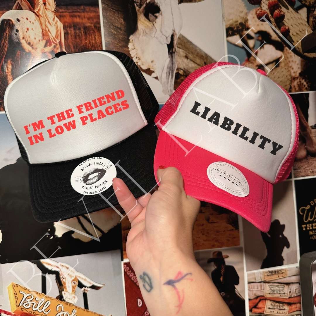 Friends In Low Places Trucker Hat | trucker hat | Friends In Low Places Trucker Hat