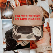 Friends In Low Places Trucker Hat | trucker hat | Friends In Low Places Trucker Hat