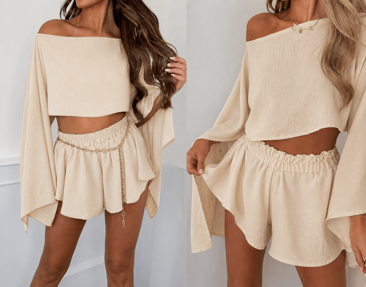 Golden Hour Getaway Set | Cream Two Piece Resort Set | Coastal Cowgirl Summer Outfit | two piece set | Golden Hour Getaway Set | Cream Two Piece Resort Set | Coastal Cowgirl Summer Outfit