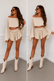 Golden Hour Getaway Set | Cream Two Piece Resort Set | Coastal Cowgirl Summer Outfit | two piece set | Golden Hour Getaway Set | Cream Two Piece Resort Set | Coastal Cowgirl Summer Outfit