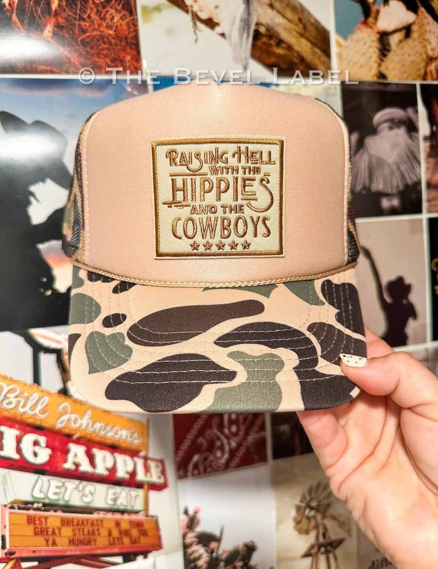 Hippys and Cowboys Trucker Hat | trucker hat | Hippys and Cowboys Trucker Hat