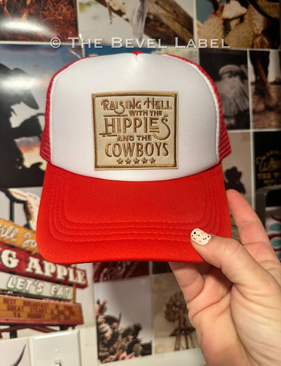 Hippys and Cowboys Trucker Hat | trucker hat | Hippys and Cowboys Trucker Hat