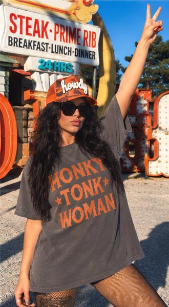 Honky Tonk Angel O/S Top - tee dress