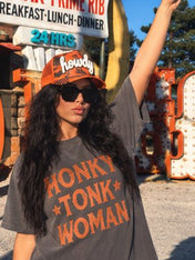 Honky Tonk Angel O/S Top - tee dress