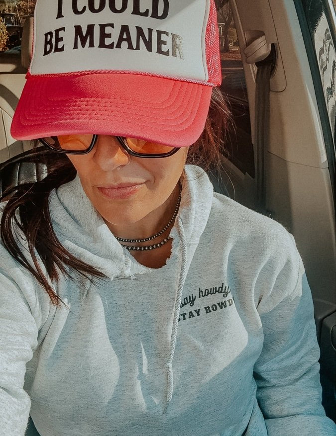 I Could Be Meaner Trucker Hat | trucker hat | I Could Be Meaner Trucker Hat