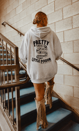 Ladies Say Howdy Pretty Little Poison Grey Country Cowgirl Hoodie