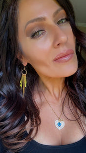 Lassie Tassels – Gold Fringe Western Dangle Earrings | Lightweight Boho Statement Earrings | jewerly | Lassie Tassels – Gold Fringe Western Dangle Earrings | Lightweight Boho Statement Earrings