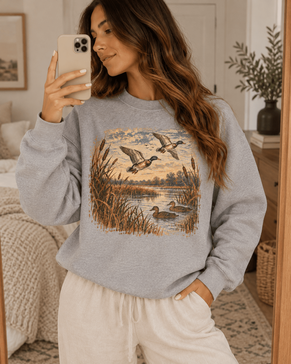 Marsha Vintage Mallard Sweatshirt - Sweatshirt
