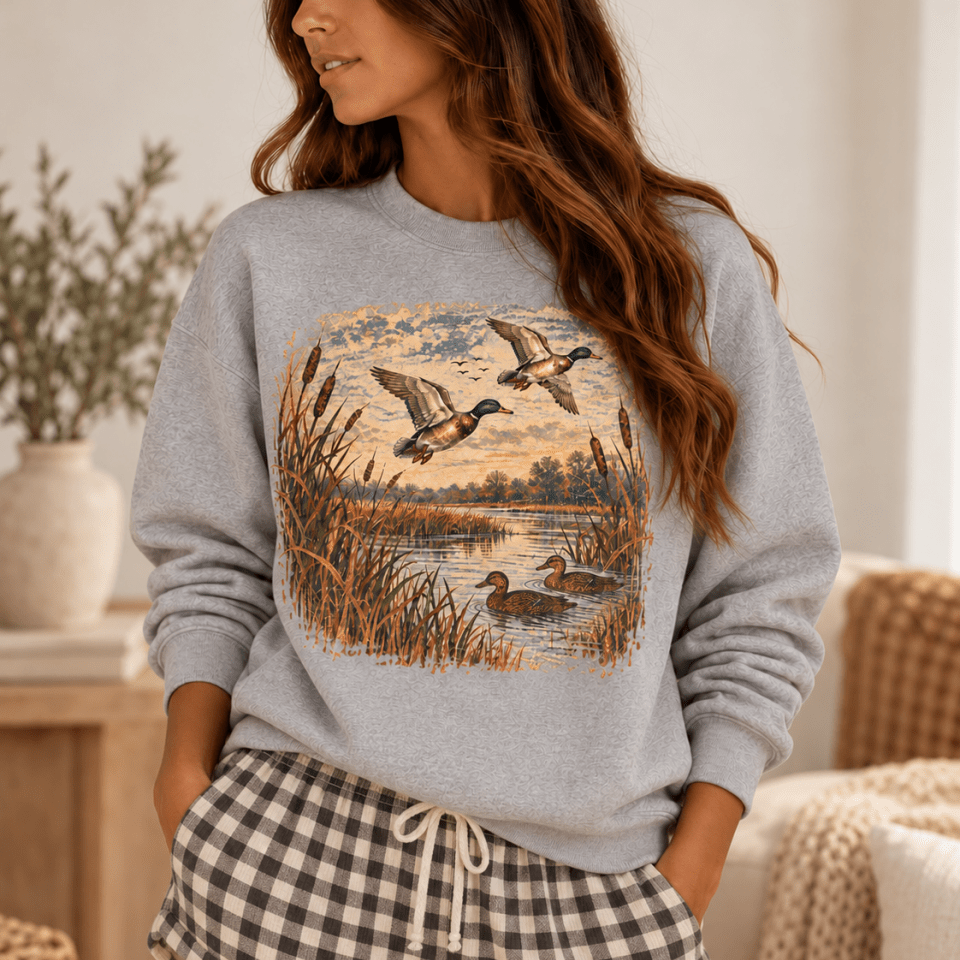 Marsha Vintage Mallard Sweatshirt - Sweatshirt