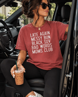 Messy Bun Black SUV Mom Shirt | The Bevel Label