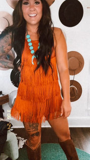 Miles On It Fringe Romper | mini dress |