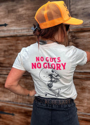 No Guts No Glory Ladies Graphic T Shirt - T-Shirt