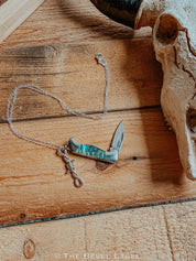 Outlaw Protection Necklace – Sterling Silver Barbed Wire Knife Pendant | necklace | Outlaw Protection Necklace – Sterling Silver Barbed Wire Knife Pendant