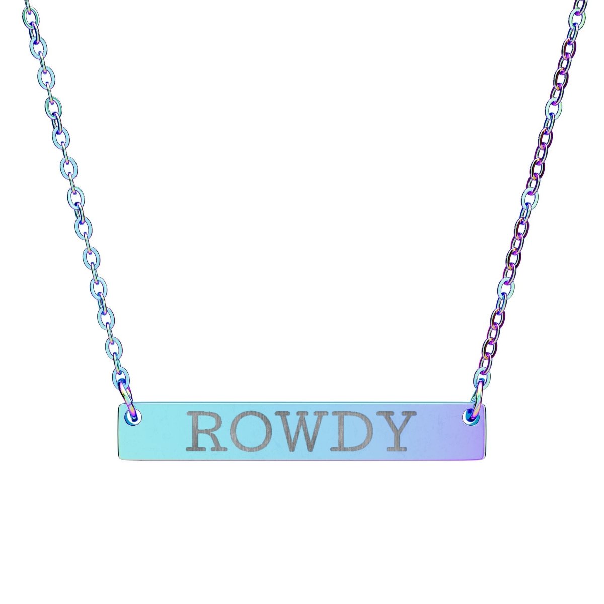 Personalized Western Bar Necklace | Custom Stainless Steel Name Necklace | Accessories | Personalized Western Bar Necklace | Custom Stainless Steel Name Necklace