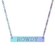 Personalized Western Bar Necklace | Custom Stainless Steel Name Necklace | Accessories | Personalized Western Bar Necklace | Custom Stainless Steel Name Necklace