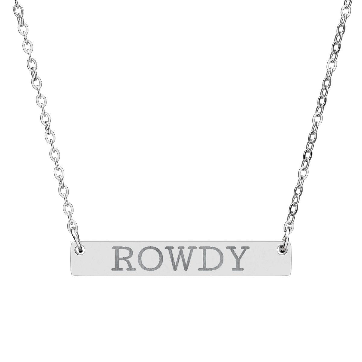 Personalized Western Bar Necklace | Custom Stainless Steel Name Necklace | Accessories | Personalized Western Bar Necklace | Custom Stainless Steel Name Necklace