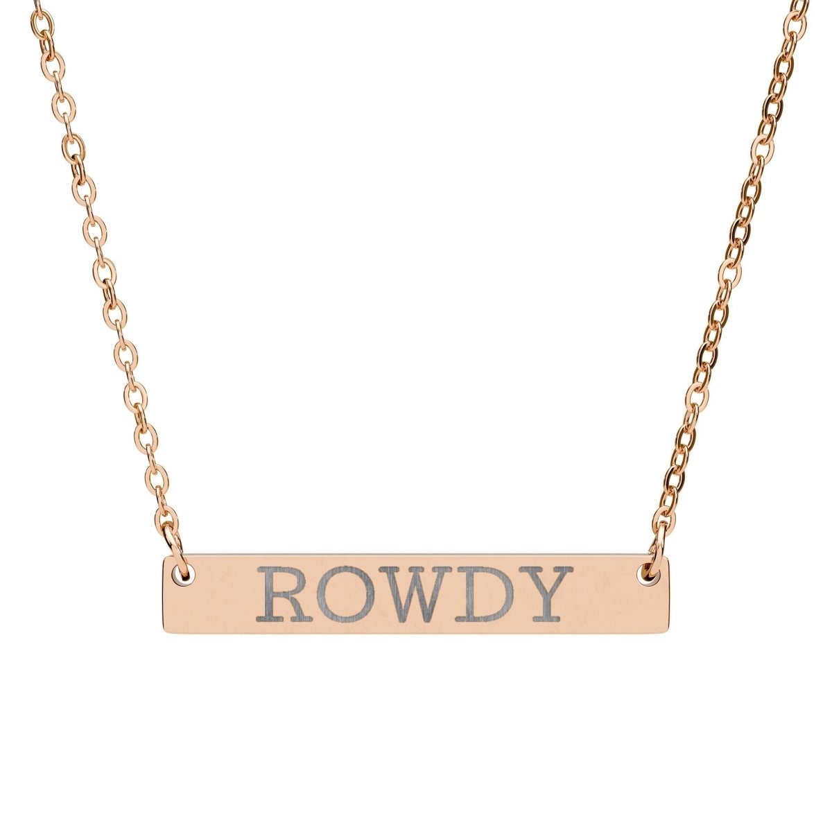 Personalized Western Bar Necklace | Custom Stainless Steel Name Necklace | Accessories | Personalized Western Bar Necklace | Custom Stainless Steel Name Necklace