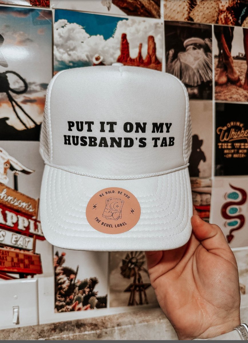 Put It On My Hubs Tab Hat - trucker hat