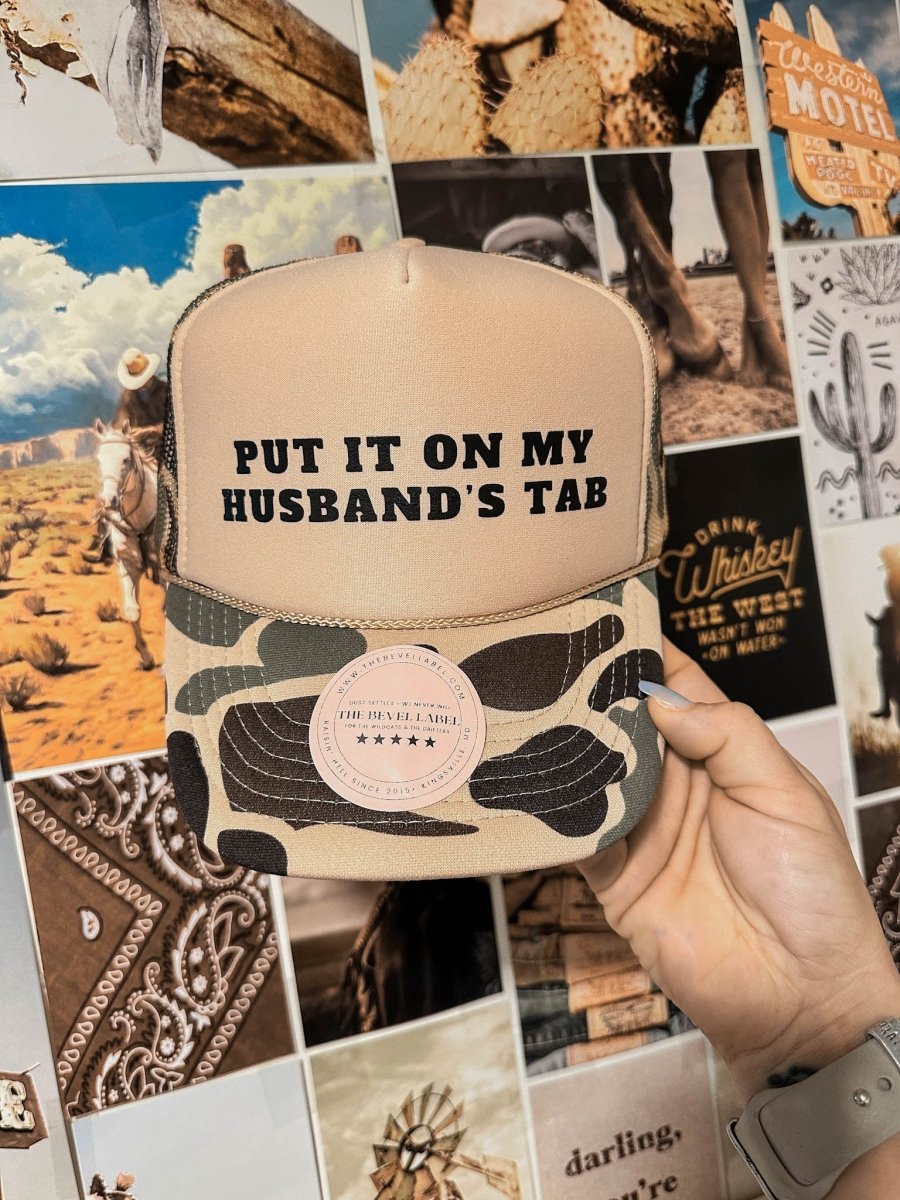 Put It On My Hubs Tab Hat - trucker hat