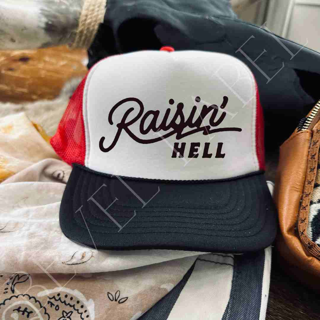 Raising Hell Trucker Hat | trucker hat |