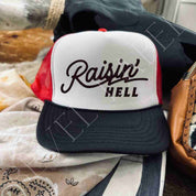 Raisin Hell Trucker Hat - trucker hat