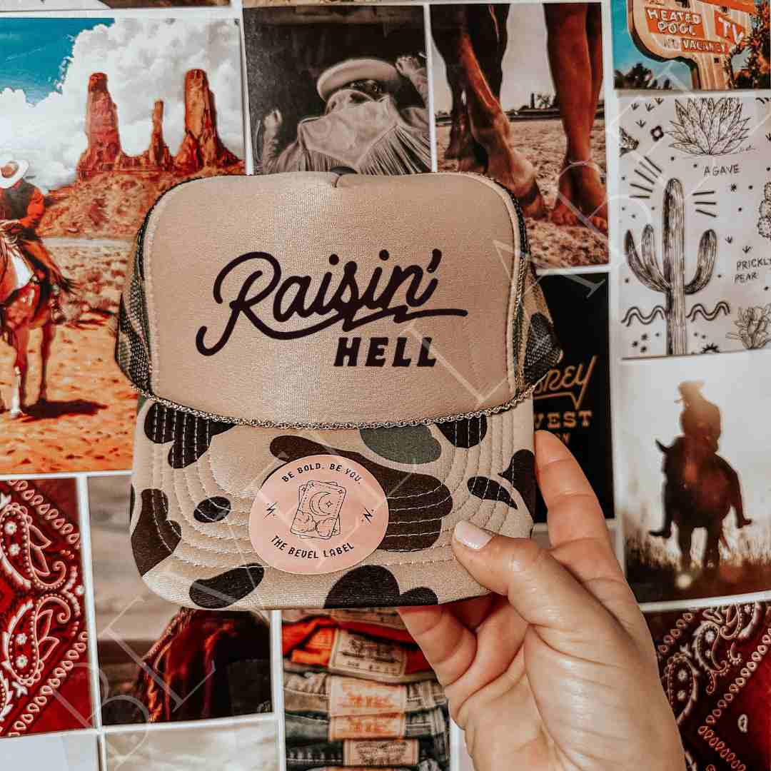 Raising Hell Trucker Hat | trucker hat |