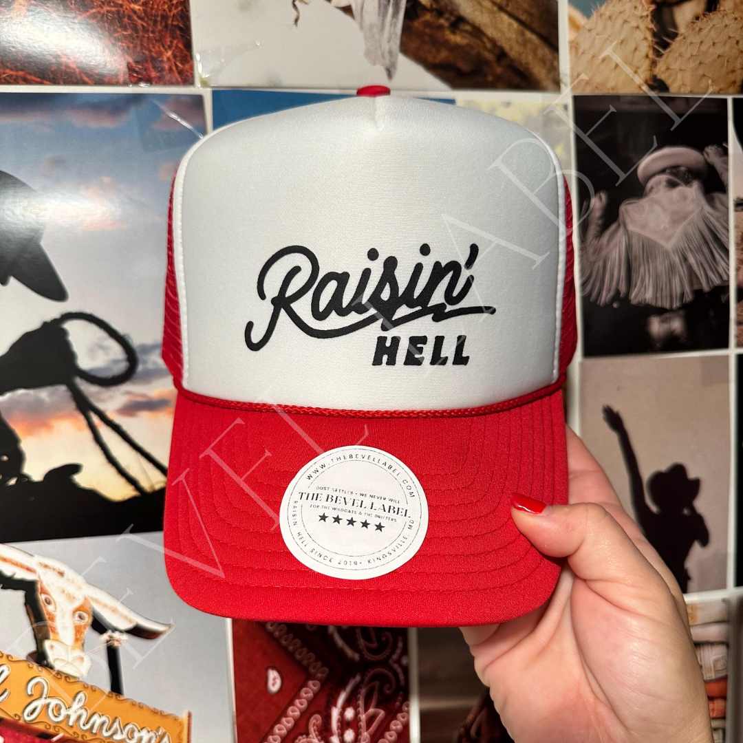 Raising Hell Trucker Hat | trucker hat |